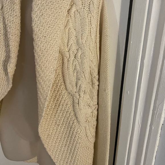 Bebe Cable Knit 00’s Shawl Collar Sweater - Picture 2 of 5